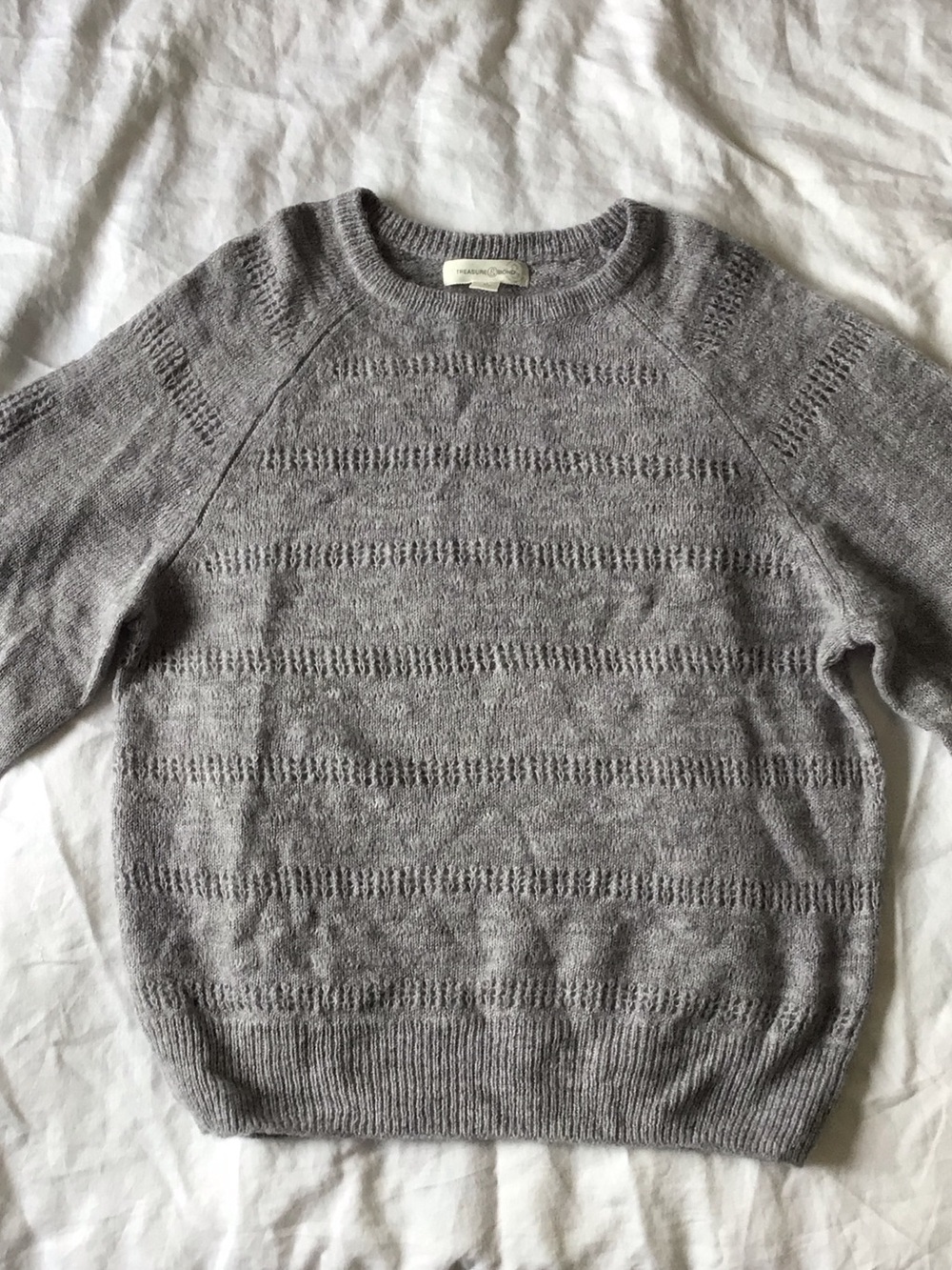 Treasure & Bond grey knit sweater